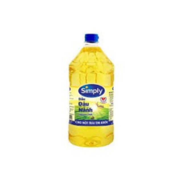 Dầu đậu nành Simply can 2 lít