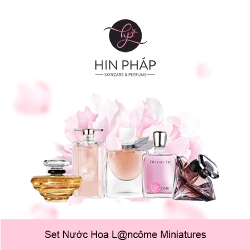 Set nước hoa 𝗟𝗮𝗻𝗰𝗼𝗺𝗲 Les Miniatures 5 món