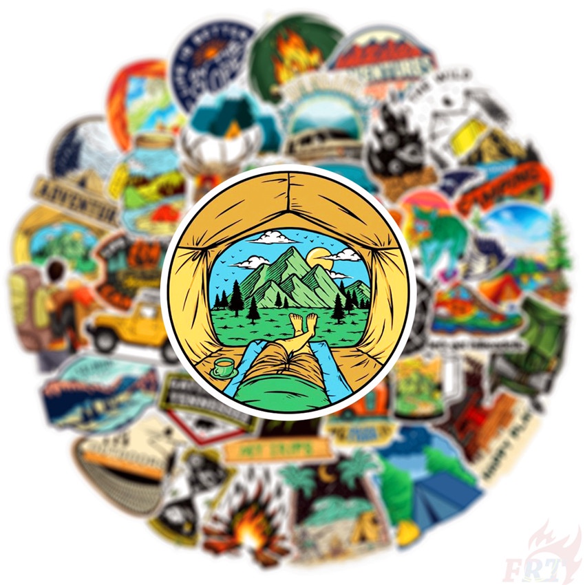 ❉ 05 Sticker Dán Trang Trí Độc Đáo Ấn Tượng ❉ Bộ 50 Miếng Dán Chống Thấm Nước Họa Tiết Thời Trang Dùng Trang Trí