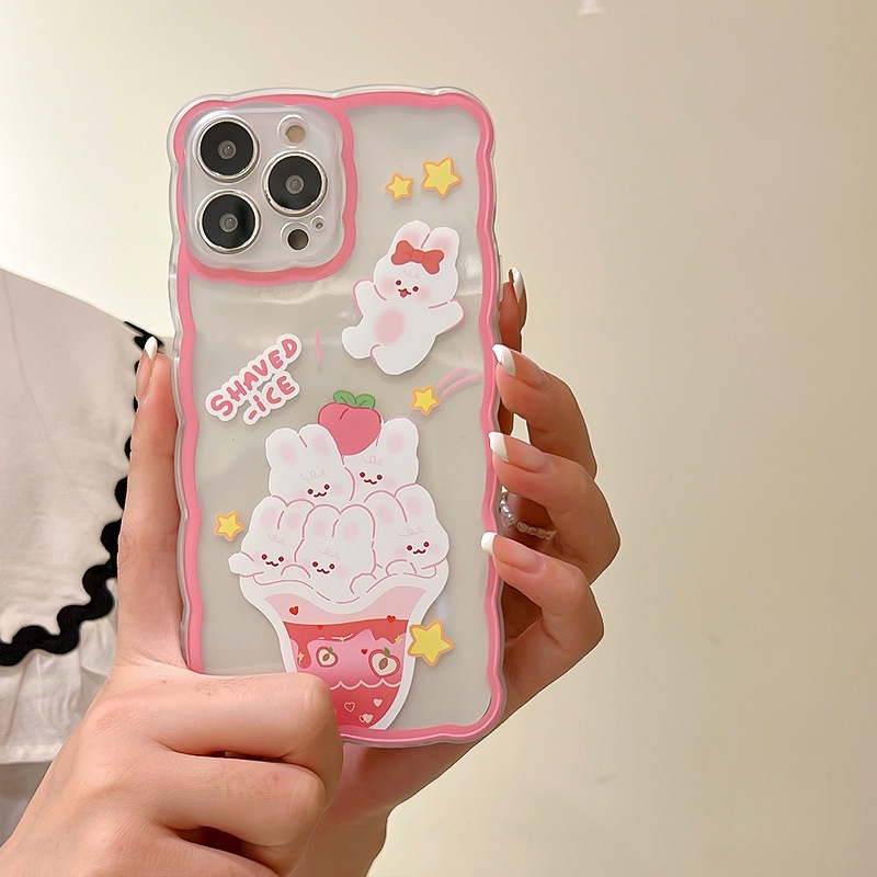 Ốp lưng iphone Ốp Điện Thoại In Hình Thỏ 14 Cho iPhone 13Pro 11 12 xr 7 8 plus Dinuo case