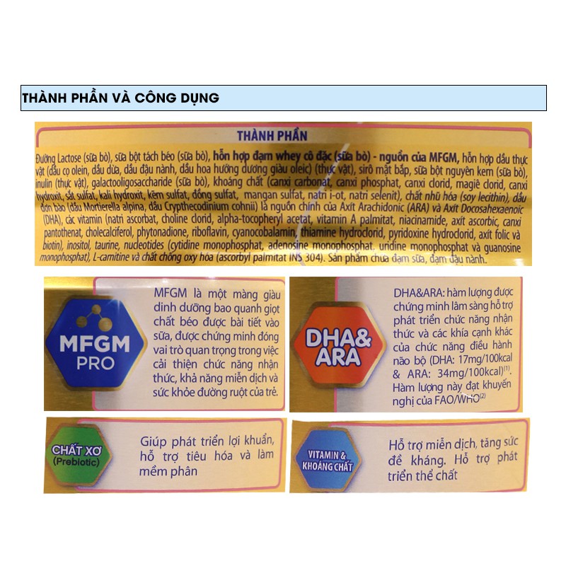 Sữa Bột Enfamil A+ Số 2