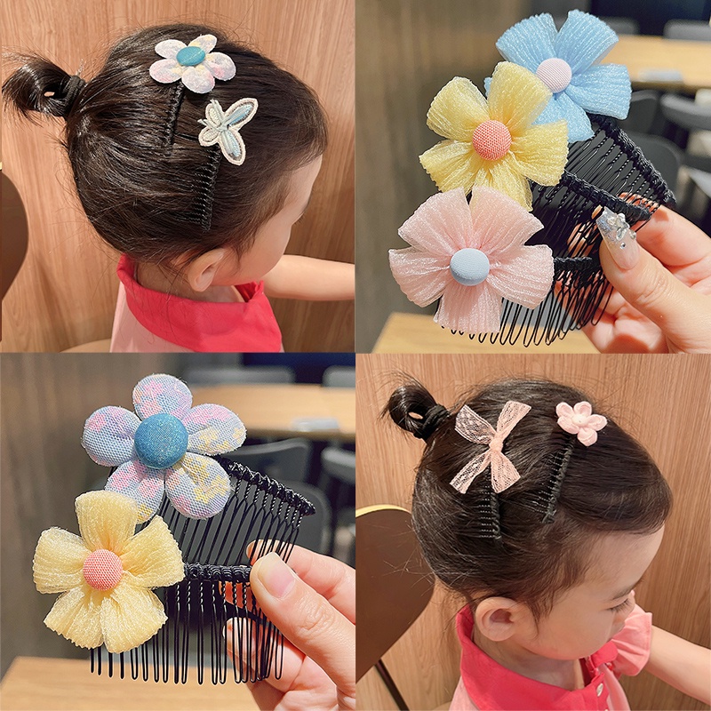 Kẹp Tóc Hình Hoa Xinh Xắn Thời Trang Mùa Hè Cho Bé Gái
