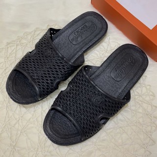 dép  lê, dép  nhựa nam nữ tổ ong đi trong nhà màu đen