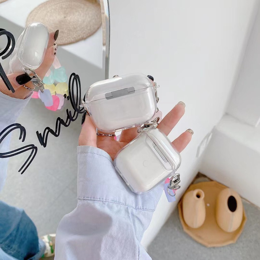 Vỏ Bảo Vệ Hộp Sạc Tai Nghe Airpods 1 / 2 / Pro Hình Gia Đình Gấu Kẹo Kiểu Nhật Hàn Dễ Thương | BigBuy360 - bigbuy360.vn