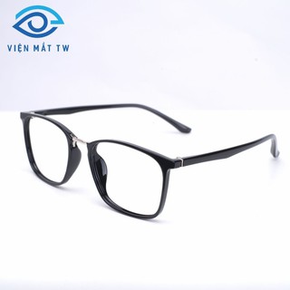 Kính cận gọng nhựa dẻo mắt vuông viền mảnh Vienmattw1.Official-2166-Nhận cắt CẬN VIỄN LOẠN chất lượng cao