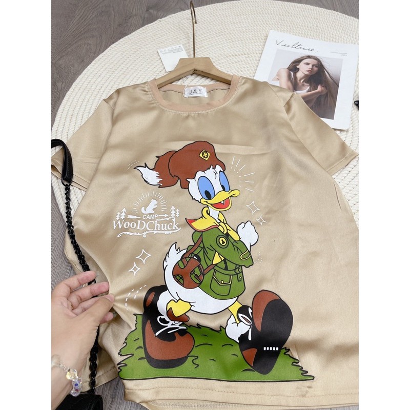 ❤️ SET ÁO LỤA VỊT DONAL SIÊU HÓT MIX QUẦN ĐŨI LOGO CẬP BẾN SET XINH GIÁ LẠI CÀNG XINH | BigBuy360 - bigbuy360.vn