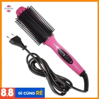 Lược điện NOVA 8810 uốn cúp chải thắng tóc đa năng (Hồng)
