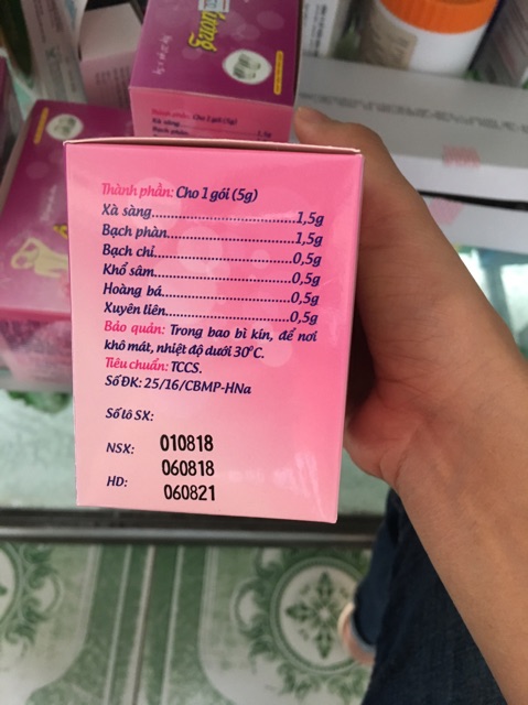 Bột Ngâm Phụ Khoa ÔN NỮ VƯƠNG Hộp 20 Gói