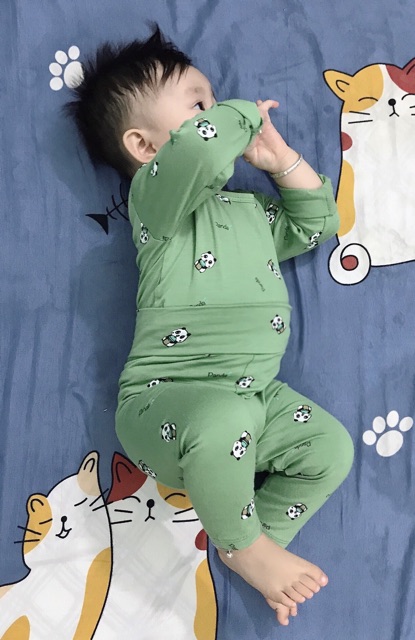 Bộ Peekaboo hình gấu trúc cạp cao loại 1