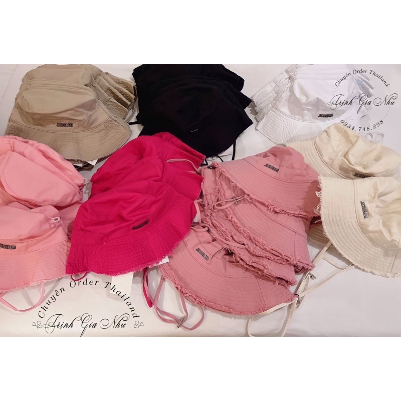 NÓN BUCKET tai bèo JACQUEMUS hàng Thailand cao cấp