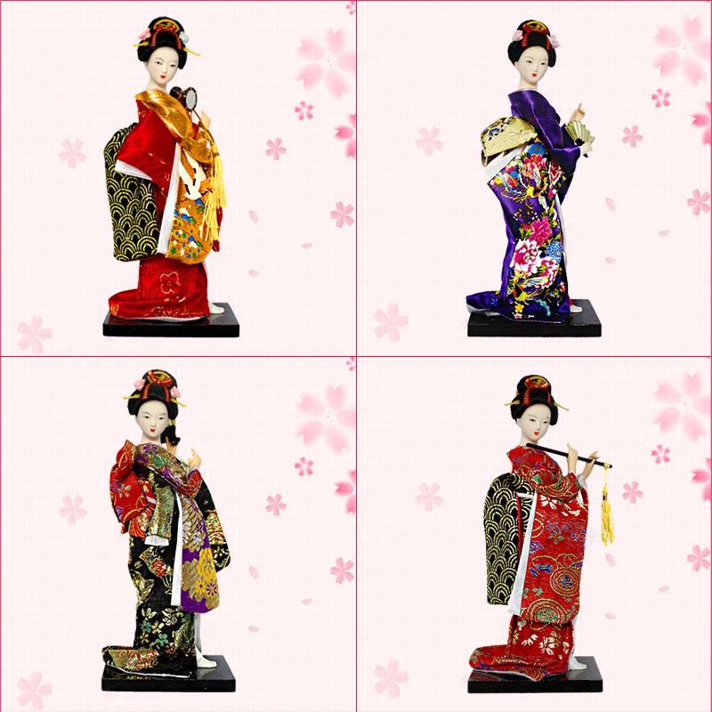 Mô Hình Búp Bê Geisha Mặc Kimono Nhật Bản Dùng Để Trang Trí Nhà Hàng