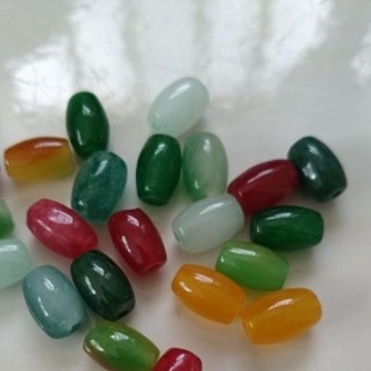 2 viên lu thống đá 6x9mm thiên nhiên