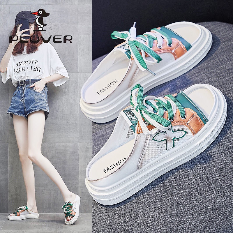 Xăng đan Canvas Thoáng Khí Thời Trang Đi Biển Mùa Hè Mới Cho Nữ