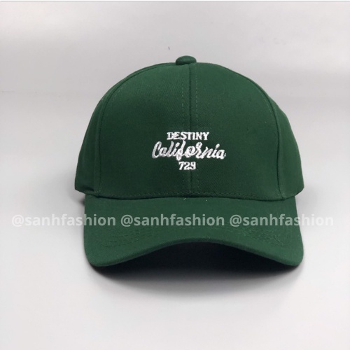 Mũ lưỡi trai thêu chữ California Nón kết chất kaki cao cấp thời trang form unisex nam nữ K64