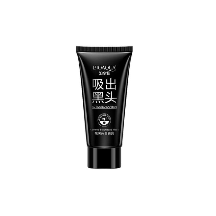 Tuýp Mặt Nạ Bóc Mụn Đầu Đen Than BIOAQUA Hộp Màu Đen  - HÀNG HOT NEW