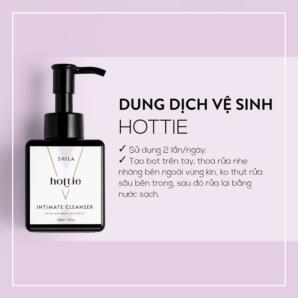 Dung dịch vệ sinh phụ nữ SHILA INTIMATE CLEANSER HOTTIE 150ML