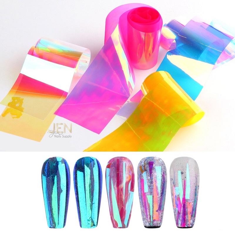 Giấy thuỷ tinh nail-giấy bóng kính