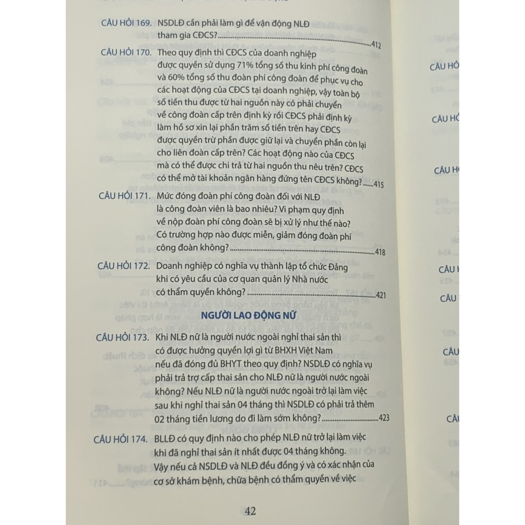 Sách - Các câu hỏi thường gặp trong pháp luật lao động -tái bản lần thứ nhất, có chỉnh sửa bổ sung