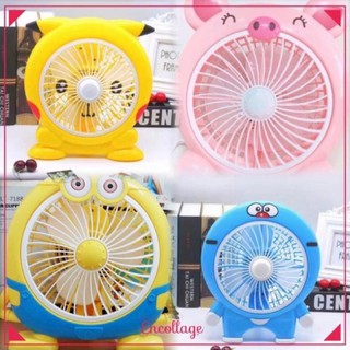 quạt để bàn hình thú mini