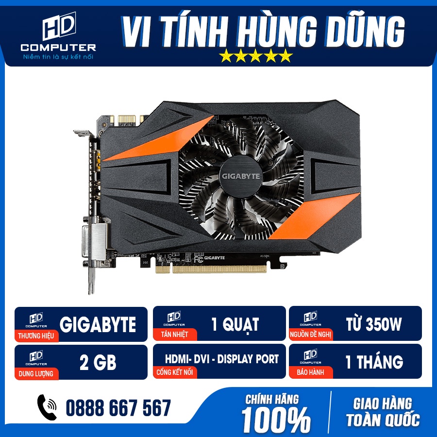 VGA GTX950, card màn hình gtx950 giga 2gd5 2g ram 5, gtx 950 giga, gtx 950 asus