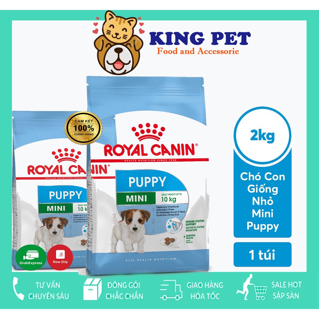 Roycanin Mini Puppy Thức Ăn Cho Chó 800g-1kg dành cho chó nhỏ từ 2 tháng