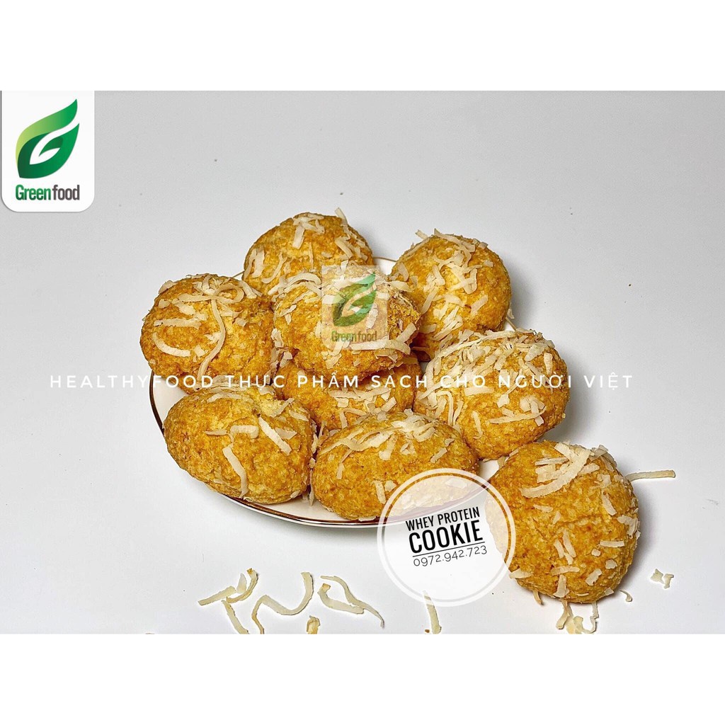 Bánh Cookie yến mạch GreenFood, Bánh ăn kiêng giảm cân dành cho người giảm cân, tiểu đường