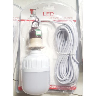 Bộ Đuôi Đèn Kèm Công Tắc Dây Điện Dài 3m Tặng Kèm Bóng Đèn Búp 20W