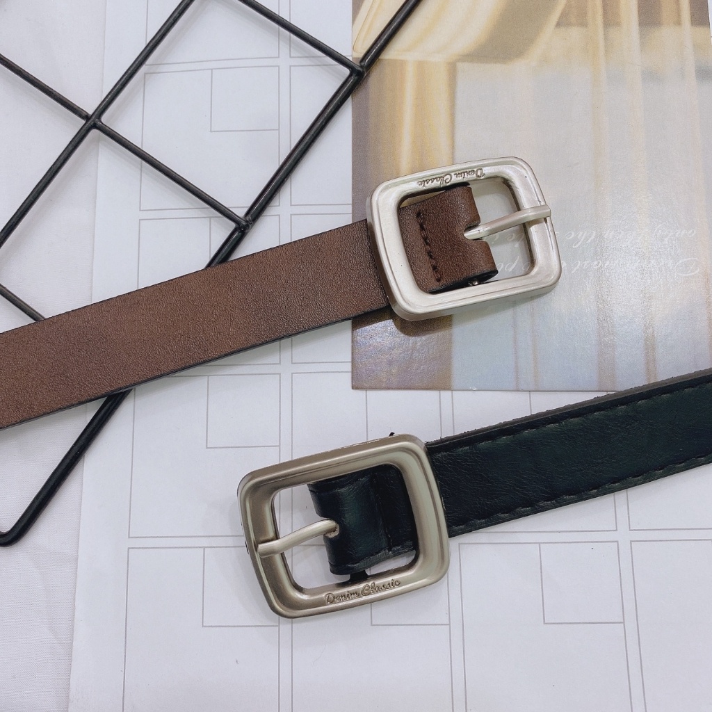 Thắt Lưng Nữ Mặt Vuông - Dây nịt nữ mặt vuông chất da cực xinh - Mã 17 - Xamxishop