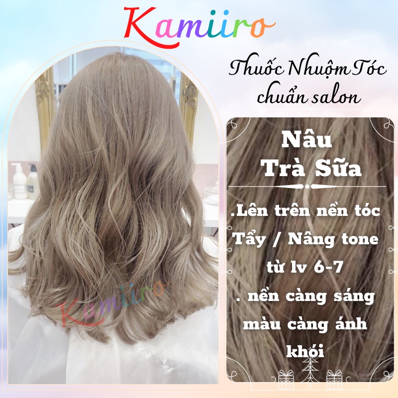 Thuốc nhuộm tóc màu NÂU SỮA