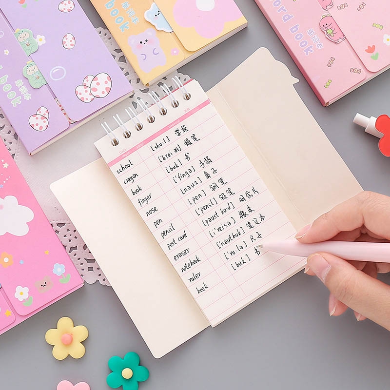 Sổ Tay Bỏ Túi In Chữ Tiếng Anh Xinh Xắn Dành Cho Học Sinh