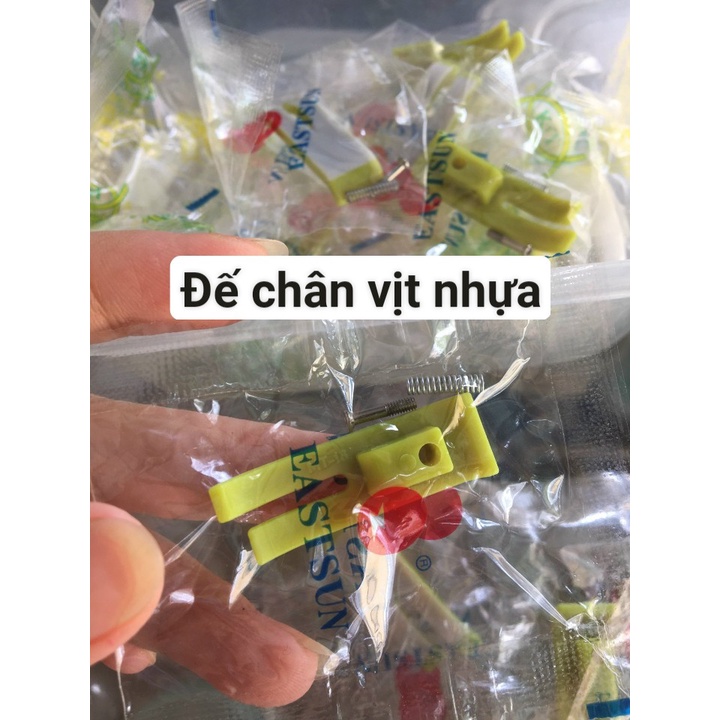 Đế chân vịt nhựa 2 da - dày 1 ly