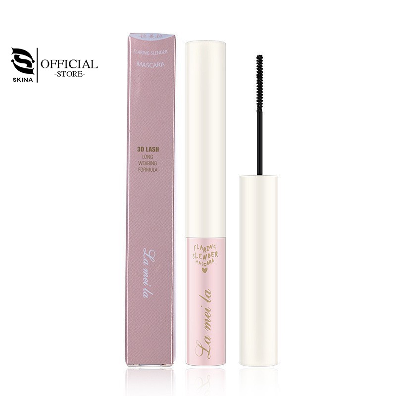 Mascara siêu mảnh Lameila chuốt mi dài mịn hàng nội địa Trung vỏ hồng | BigBuy360 - bigbuy360.vn