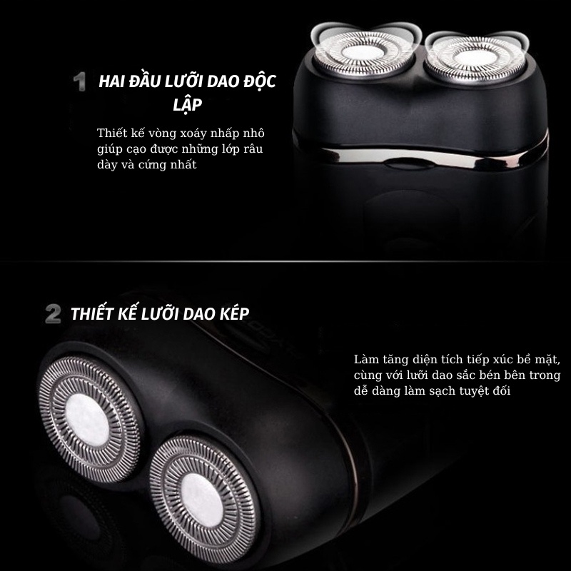 Máy Cạo Râu Nam Máy Cạo Râu Mini Cầm Tay Đa Năng Chống Nước SUN.Z