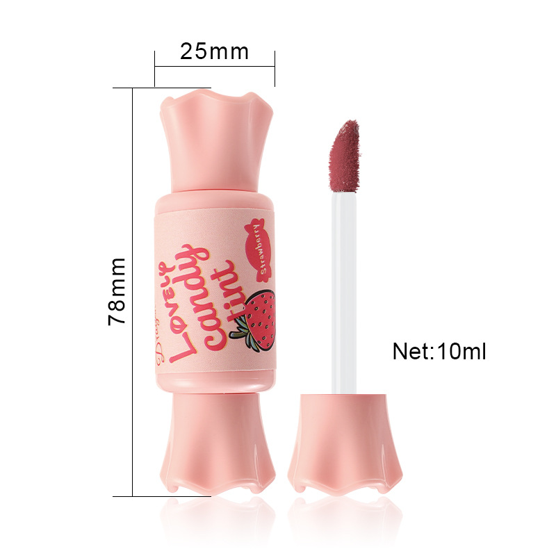 (Hàng Mới Về) Son Tint Chống Nước Thiết Kế Vỏ Son Hình Viên Kẹo Xinh Xắn | BigBuy360 - bigbuy360.vn