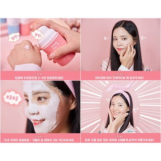 Mặt nạ sủi bọt ma thuật Ashe7 Baker7 Magic Bubble Essence Pack 50ml