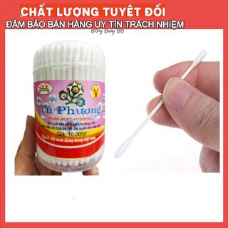 Tăm bông cho trẻ sơ sinh/ trẻ nhỏ hộp 180 que bokisd.store