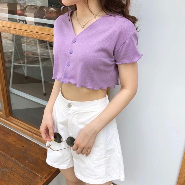 Quần đùi ngố kaki tím đủ màu hot trend ❤️❤️