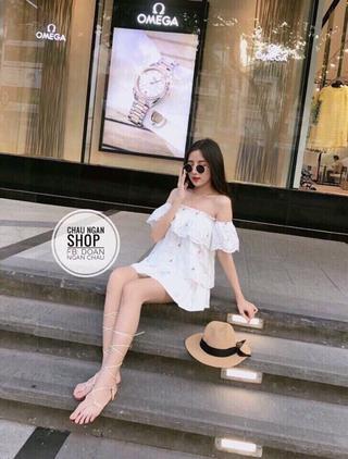 Áo bèo bẹt vai trắng [xả kho]