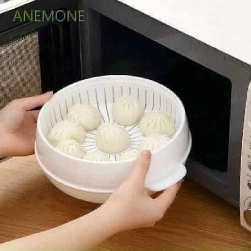 Khay hấp lò vi sóng