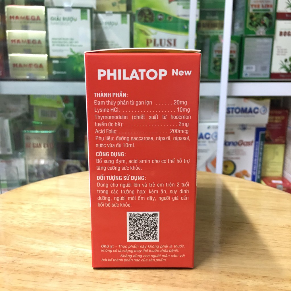 Philatop - Hộp 20 Ống Nhựa