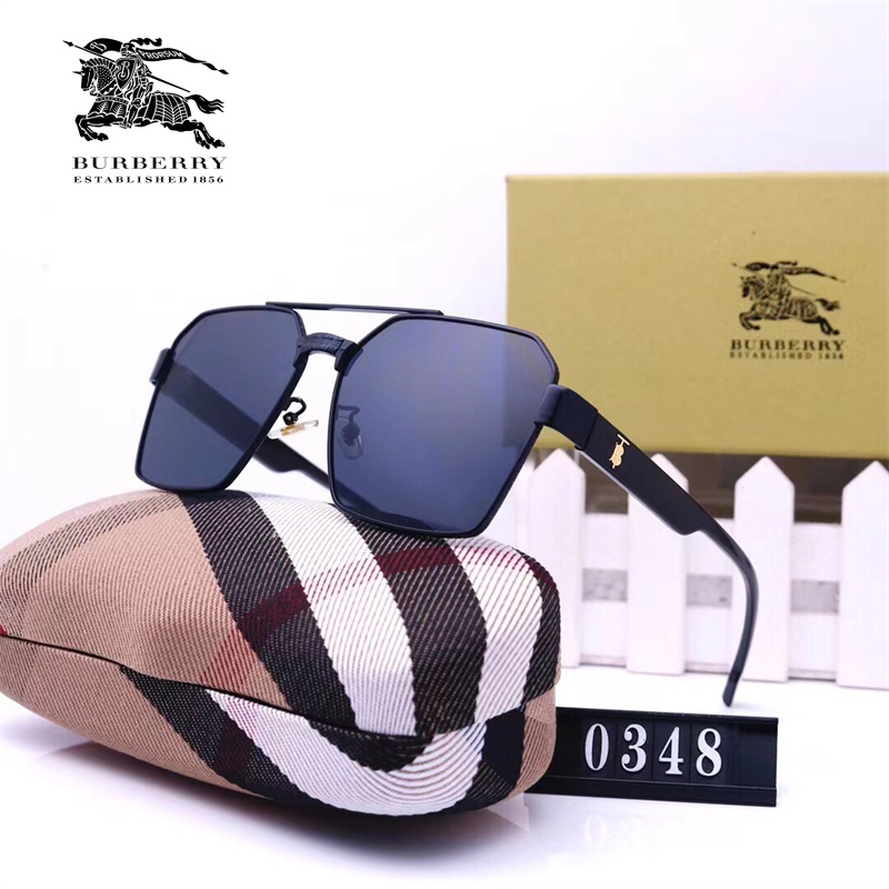 Kính Mát Burberry Phân Cực UV400 HD Kèm Hộp Đựng Tiện Dụng Cho Cặp Đôi