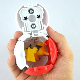 ◕Ω◕Pokemon Pokeball Pop-up Hoạt Hình Nhựa BALL Pikachu Quái Vật Đồ Chơi Trẻ Em Quà Tặng