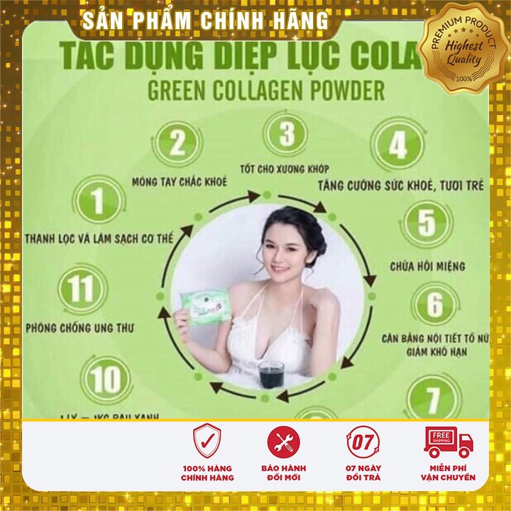 Diệp lục Collagen chính hãng 1000% | BigBuy360 - bigbuy360.vn