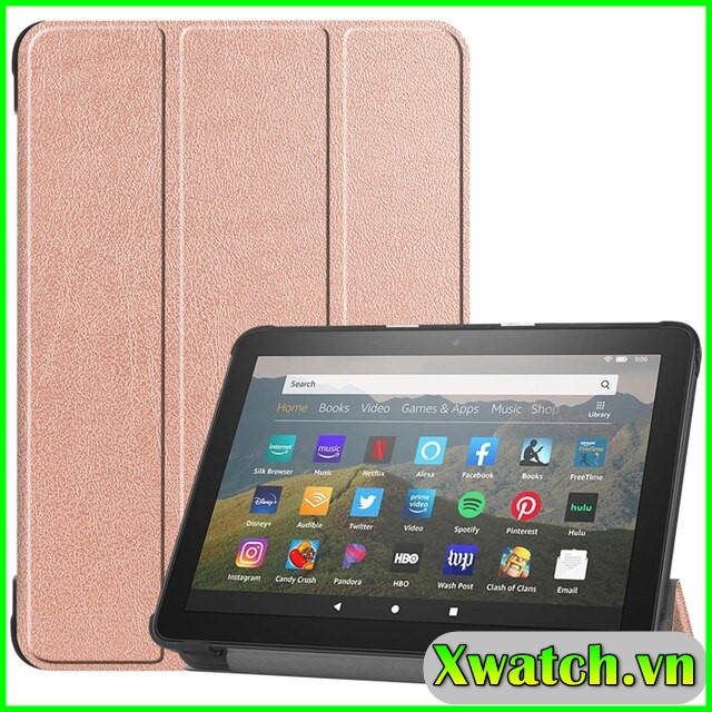 Bao da từ tính Kindle Fire HD 8 2020 / HD 8 Plus 2020 8inch hỗ trợ smart cover tự động tắt mở màn hình