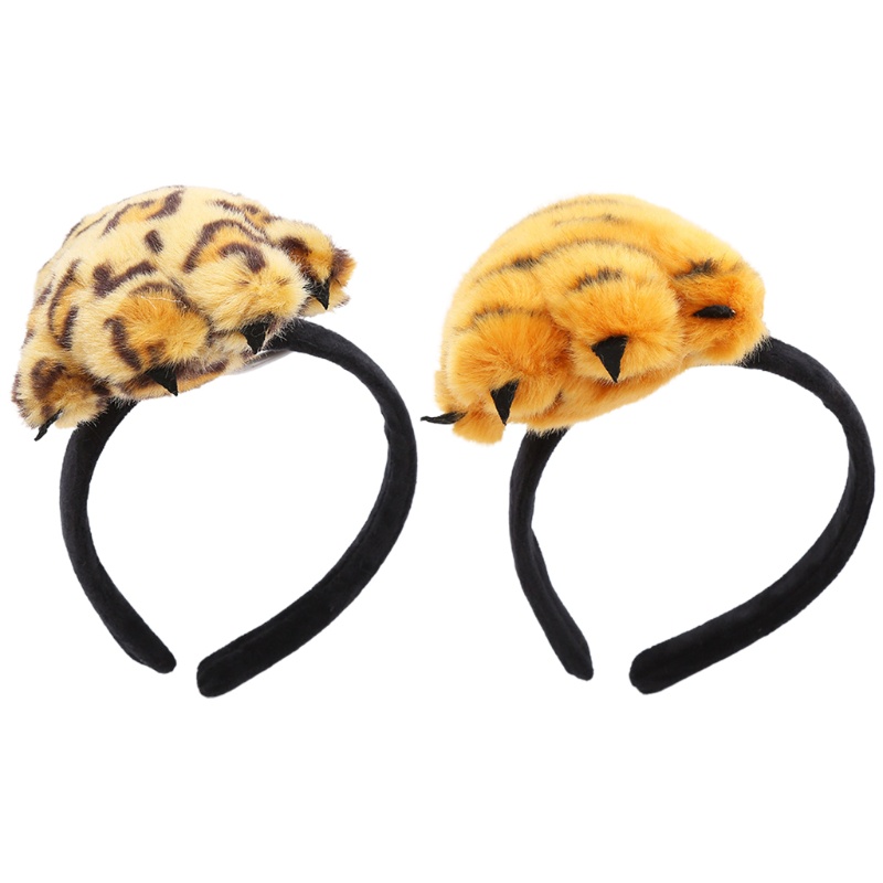 Flgo Băng Đô Mềm Mại Họa Tiết Da Báo Dùng Hóa Trang Sáng Tạo