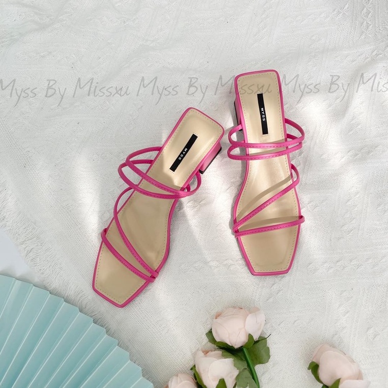 Giày guốc nữ 5cm dây mảnh thời trang MYSS - CG76