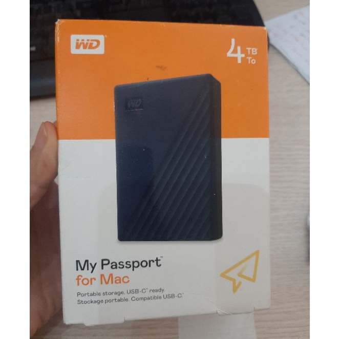 Ổ cứng di động HDD 4TB WD My Passport for Mac USB 3.0