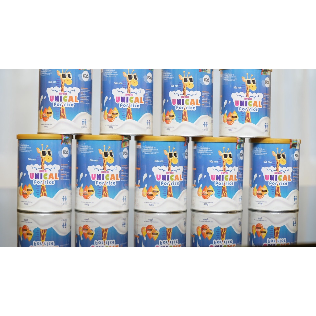Sữa non Nutri Unical Forrice hỗ trợ chiều cao cho bé an toàn hiệu quả