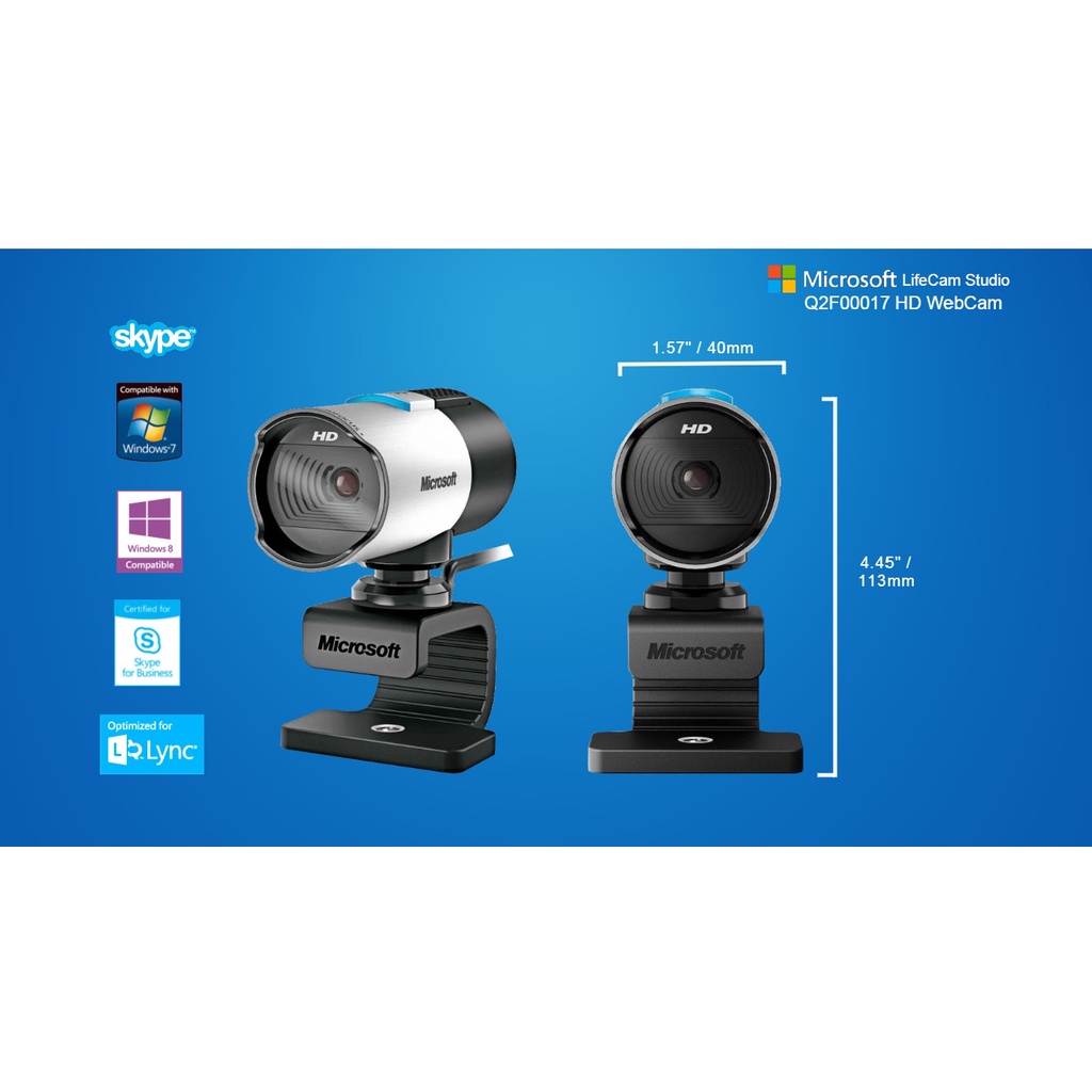 Webcam Microsoft Lifecam Studio HD 1080p - Model: 1425- Webcam Camera