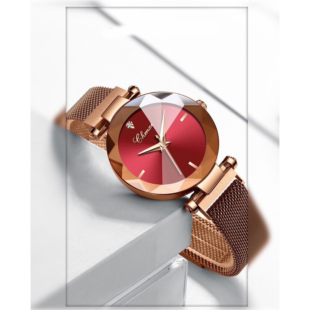 (CHÍNH HÃNG)Đồng Hồ Nữ CHENXI Dây Titanium Mặt 3D sang trọng | BigBuy360 - bigbuy360.vn